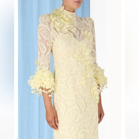 HIGH TIDE LACE MIDI DRESS Zimmermann - Picture 4 of 12